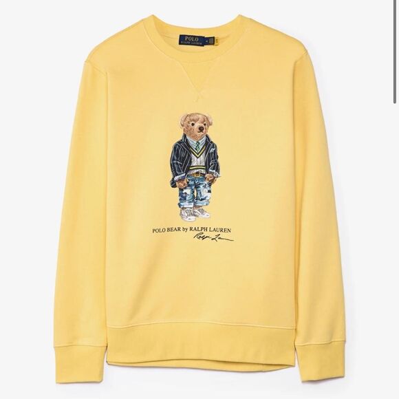 Ralph Lauren Other - Polo Ralph Lauren Polo Bear Fleece Sweatshirt – Sunwashed Yello